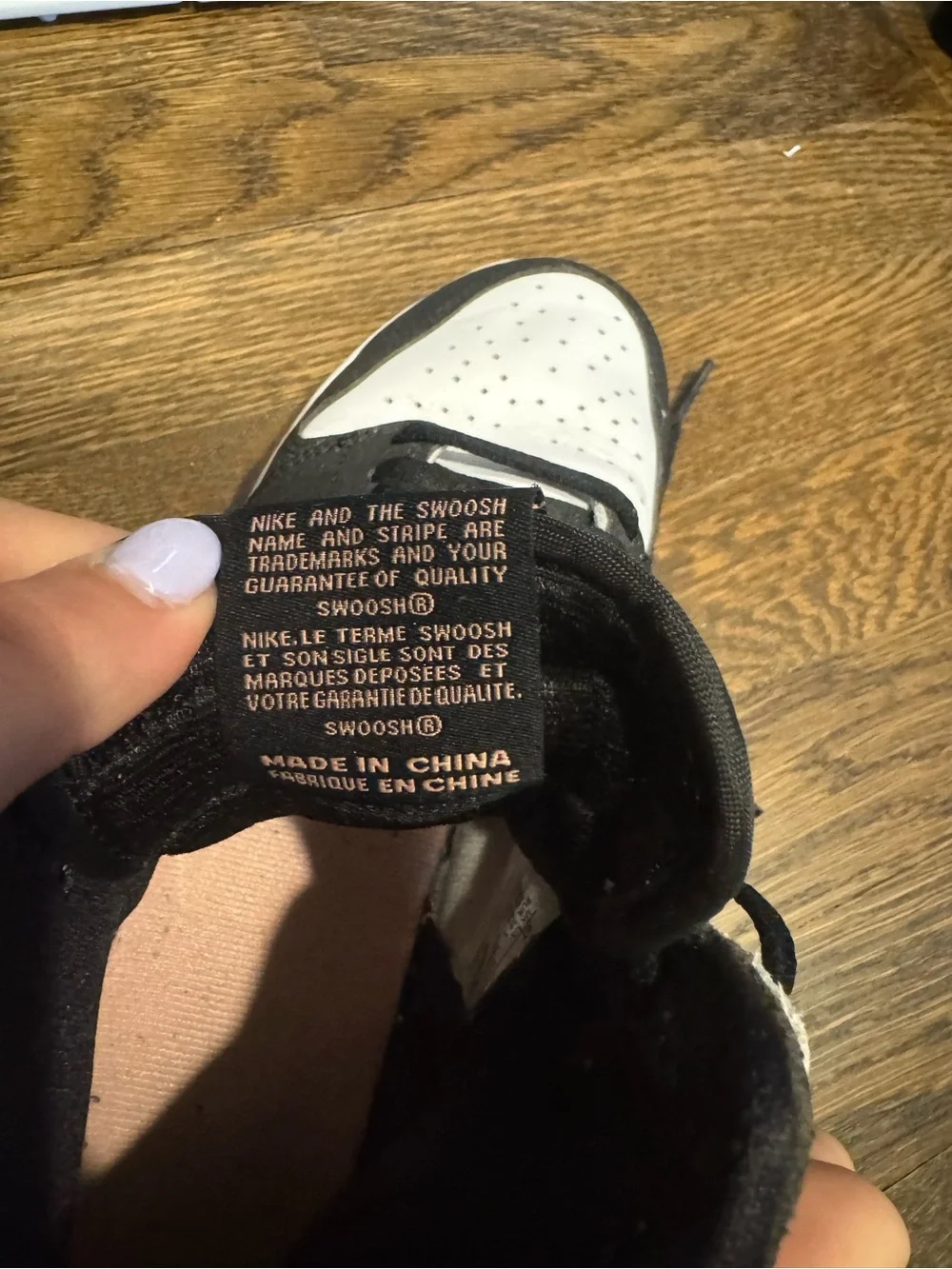 Nike Men’s Black, White and Gray High-Top Sneakers